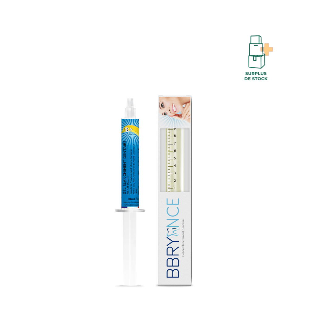 GEL BLANCHIMENT - Parfum au choix Soin dentaire Bbryance BANANE 1 gel permet 7 utilisations